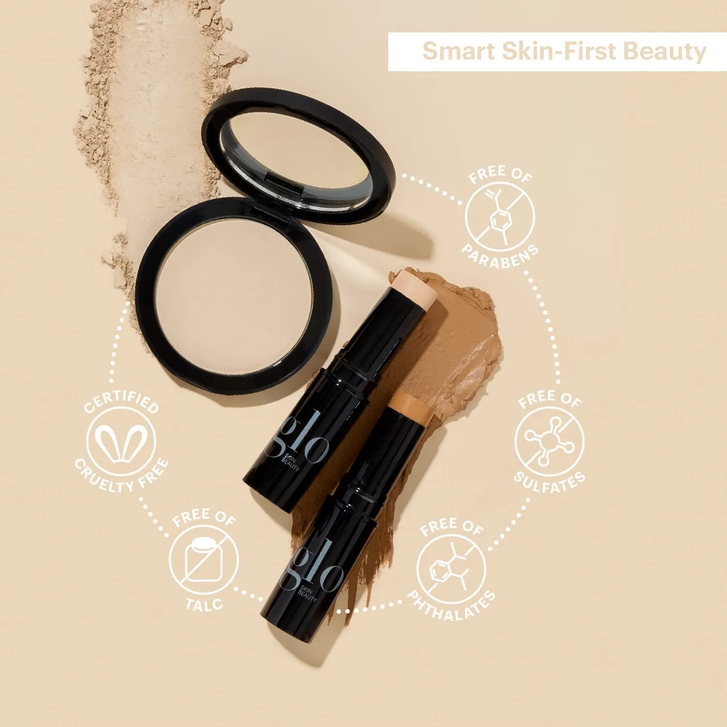 Glo Skin Beauty Satin Lipstick (French Nude) | Nourishing Longwearing Lip Stick Packed with Skincare Benefits