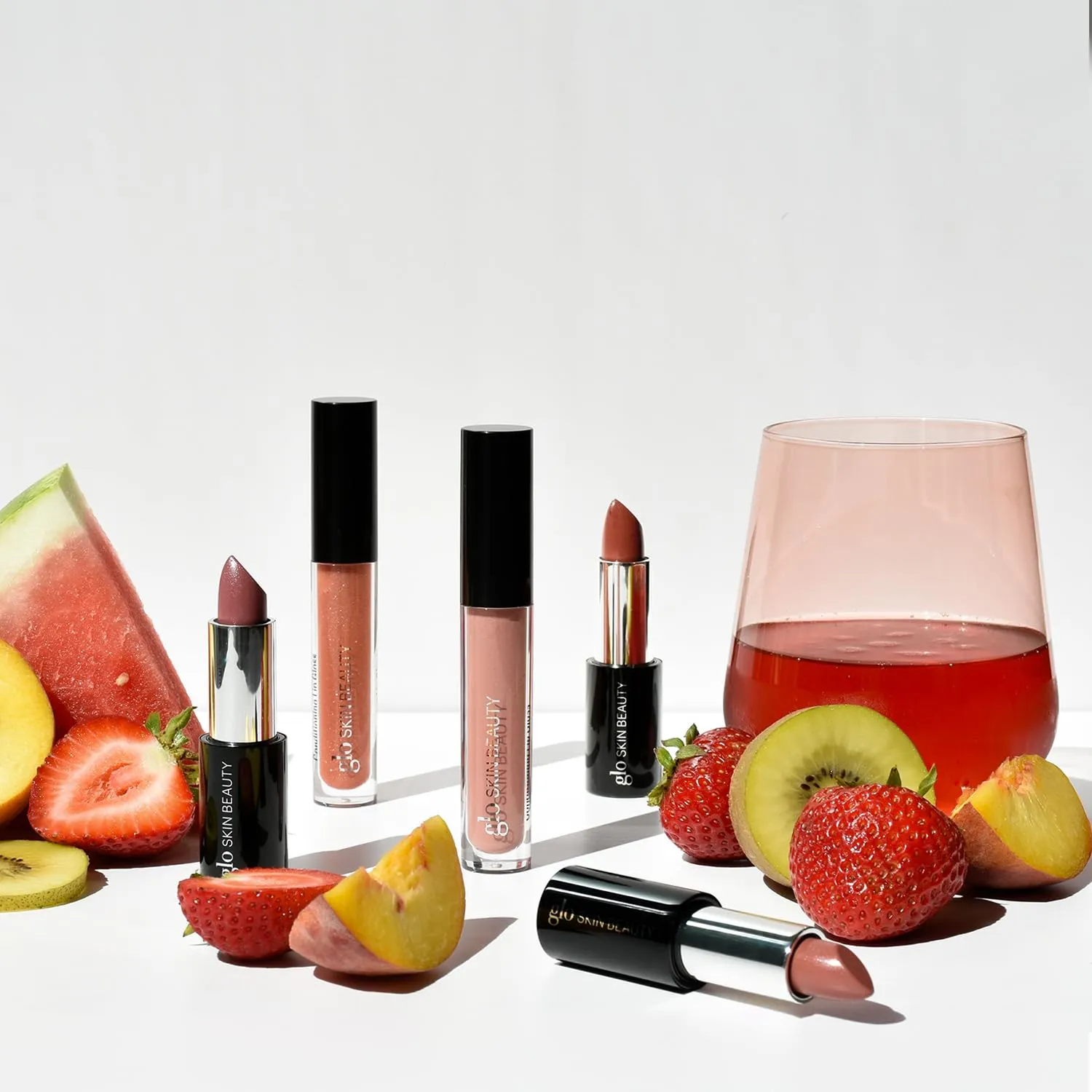 Glo Skin Beauty Satin Lipstick (French Nude) | Nourishing Longwearing Lip Stick Packed with Skincare Benefits