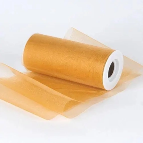 Gold Organza Roll (15cm x 22m)