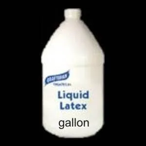 Graftobian Liquid Latex SFX Makeup - Professional Skin Safe Adhesive for Special Effects and Body FX, For Theatrical Stage, Cosplay, and Halloween Makeup, 1 gallon
