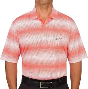 Greg Norman Men's Performance Golf Polo, Coral Quartz (Medium)