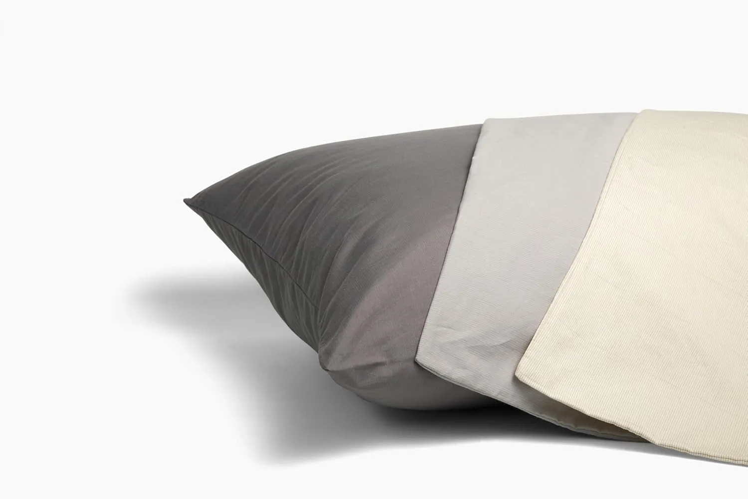 GroundLuxe Organic Grounding Pillowcase in Beige - King Size