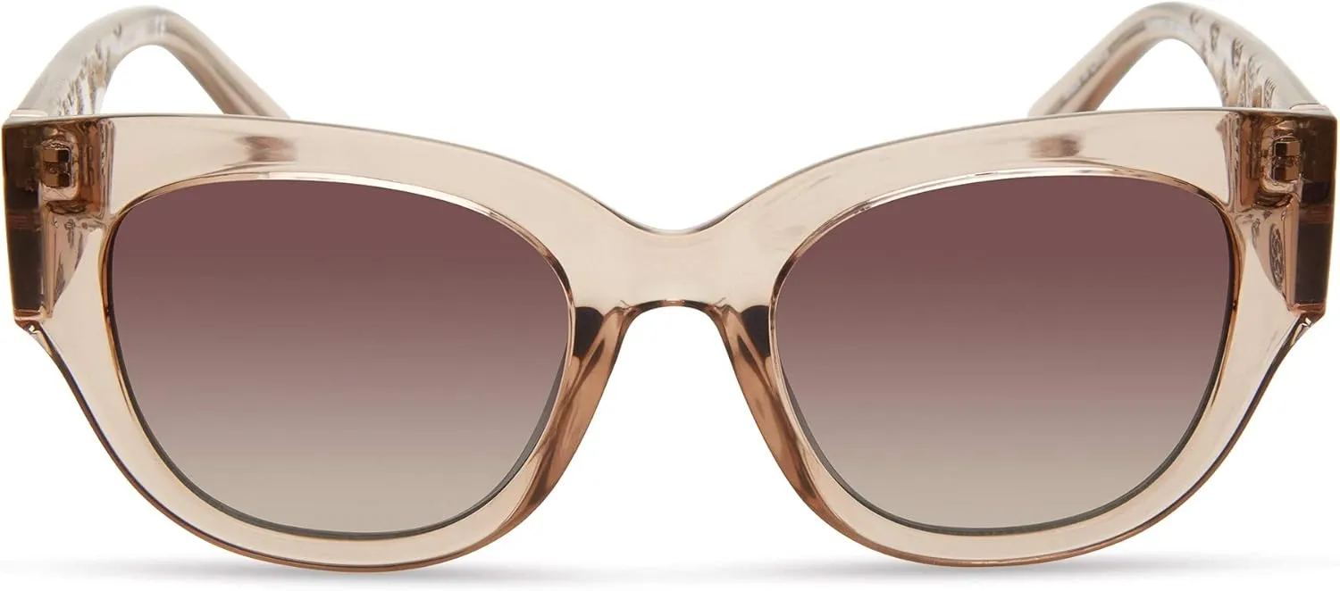 GUESS Women's Trendy Peony Pattern Accent Butterfly Sunglasses