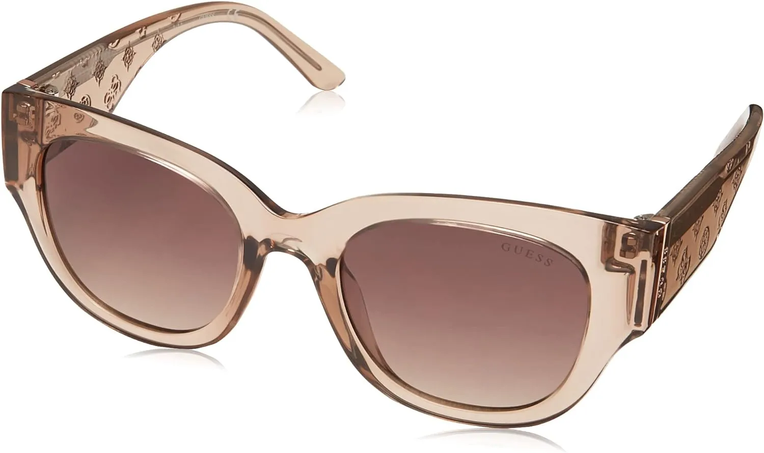 GUESS Women's Trendy Peony Pattern Accent Butterfly Sunglasses