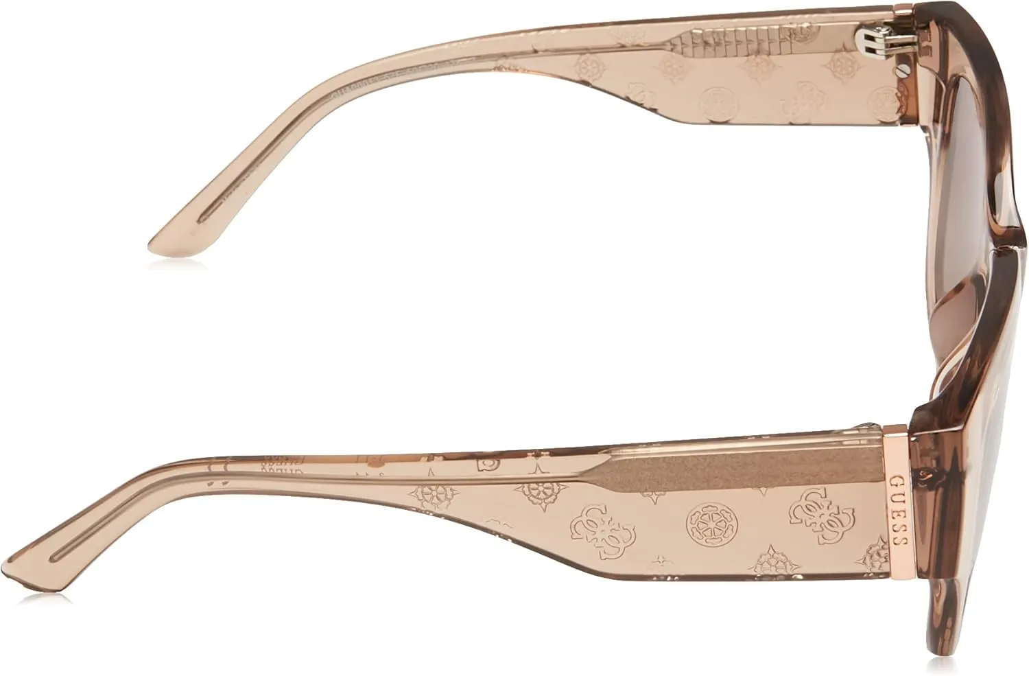 GUESS Women's Trendy Peony Pattern Accent Butterfly Sunglasses