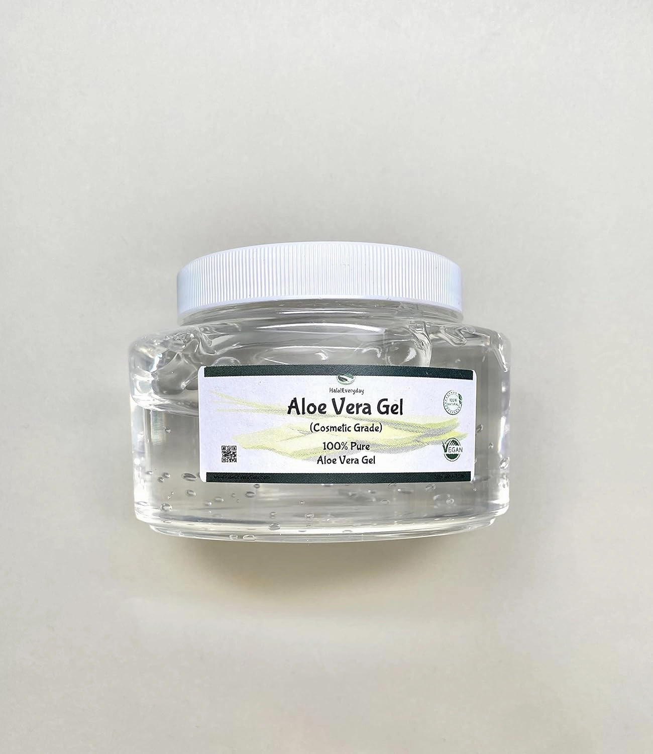 HalalEveryDay | 100% Pure Aloe Vera Gel | After Sun Care Soothe & Hydrate | Sun Burn Relief | Moisturizing | Vegan | 32 oz