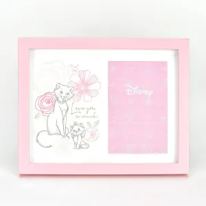 Happy Homewares Love You So Much Marie and Duchess Aristocats 4" x 6" Photo Frame - Perfect for Children, New-Born Baby or Baby Shower Event - Officially Licensed