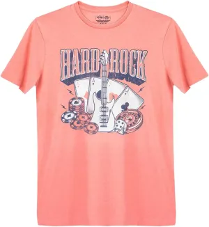 Hard Rock Casino Vintage Coral Tee