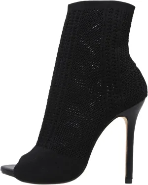 High for Women Strappy Heels Classic Dress Open Toe Summer Booties Breathable Mesh Sandals