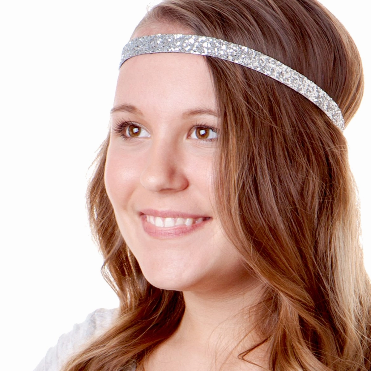 Hipsy Women's Adjustable Cute Fashion Headbands Hairband Gift Pack (5pk Skinny Navy/Silver/Light Pink/Black/Gold)