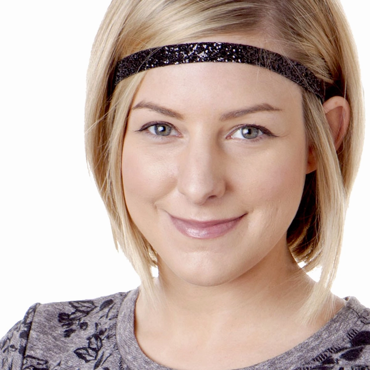 Hipsy Women's Adjustable Cute Fashion Headbands Hairband Gift Pack (5pk Skinny Navy/Silver/Light Pink/Black/Gold)