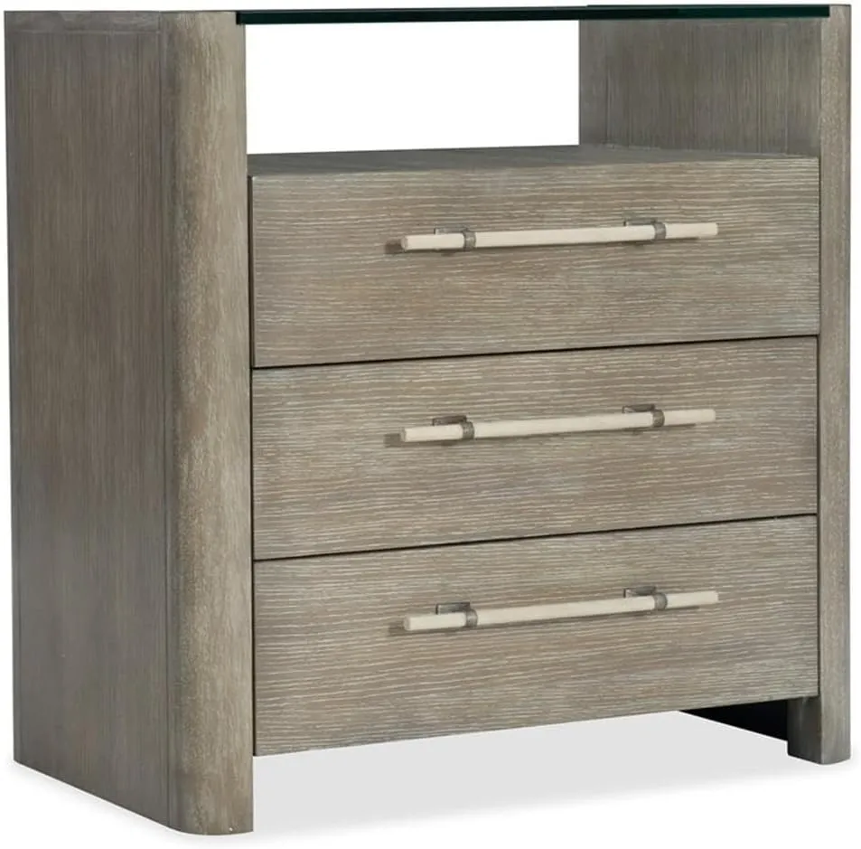 Hooker Furniture Bedroom Affinity Three-Drawer Nightstand