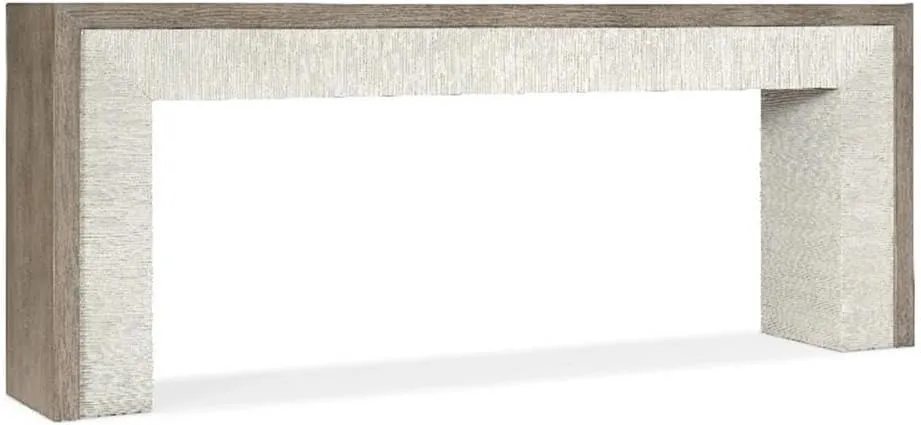 Hooker Furniture Serenity Skipper Console Table in Gray & White Wood Finish