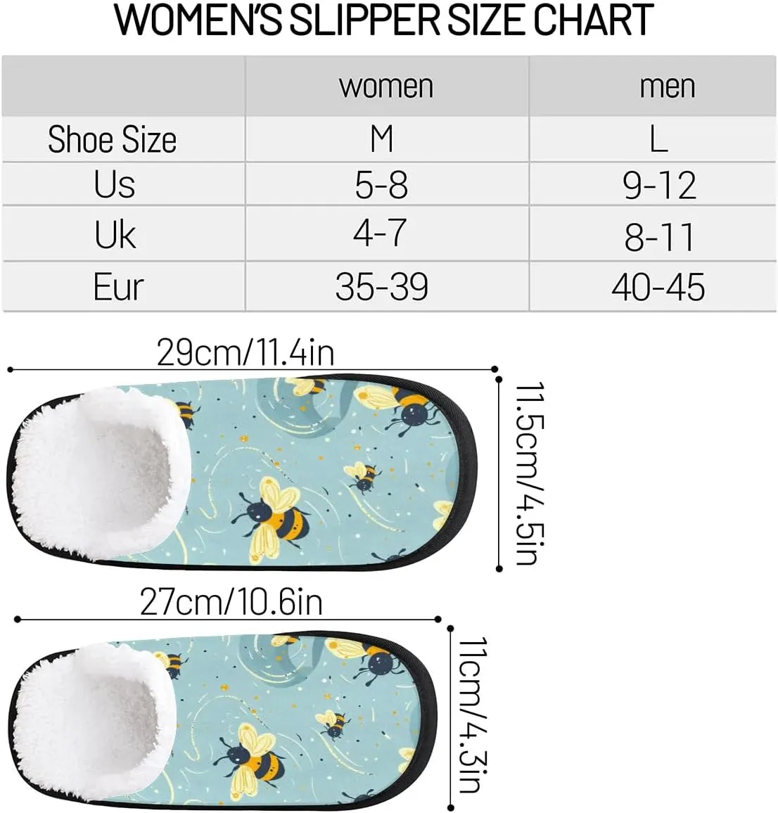 House Slippers for Women Men Cozy Slippers with Non-slip Sole Indoor House Shoes Warm Plush Slippers for Home Bedroom Travel