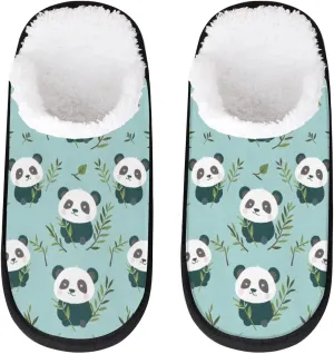 House Slippers for Women Men Cozy Slippers with Non-slip Sole Indoor House Shoes Warm Plush Slippers for Home Bedroom Travel