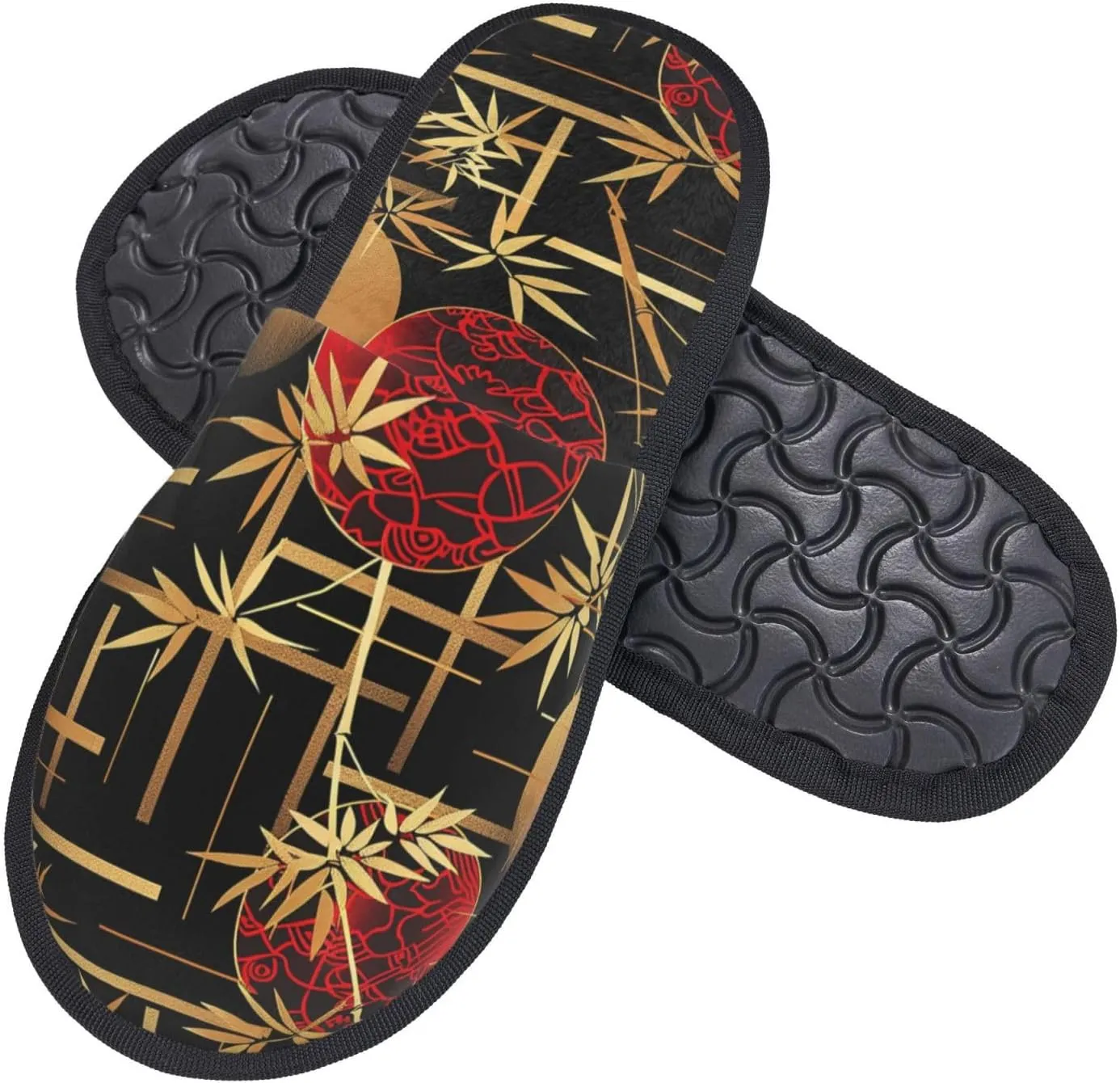 House Slippers For Women Men Fuzzy House Shoes Non-Slip Spa Slippers Winter Warm Ladies Slippers For Indoor Outdoor