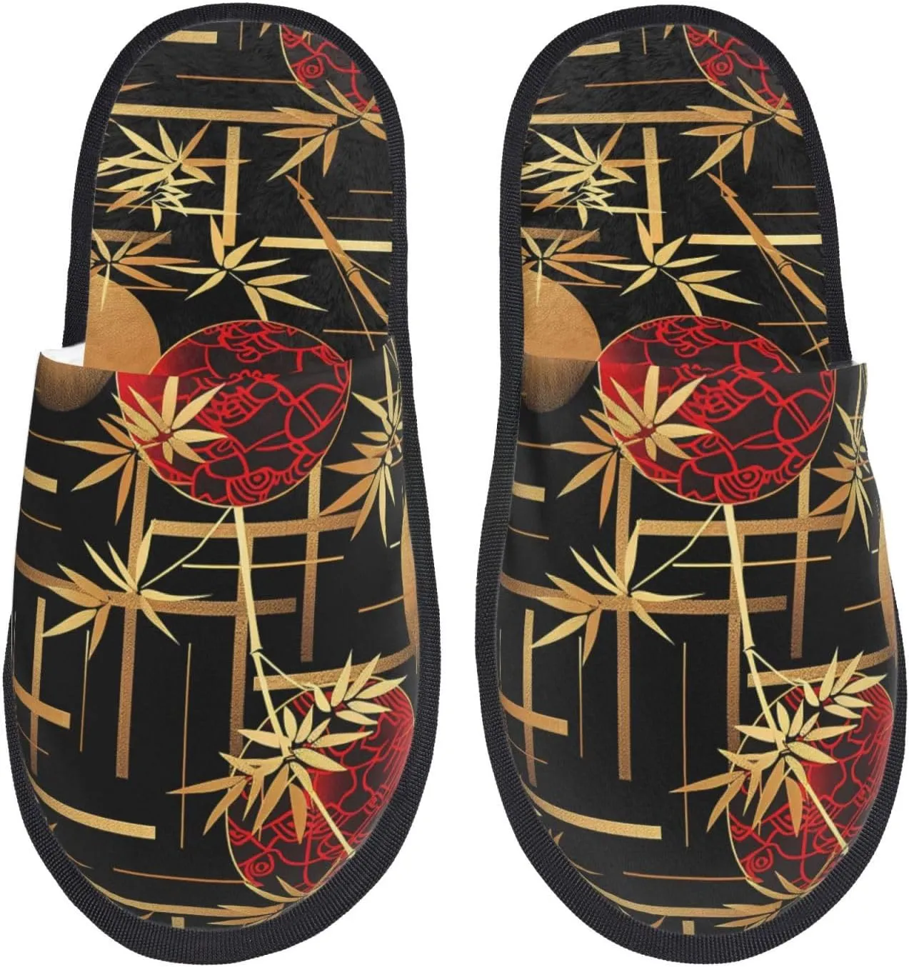House Slippers For Women Men Fuzzy House Shoes Non-Slip Spa Slippers Winter Warm Ladies Slippers For Indoor Outdoor
