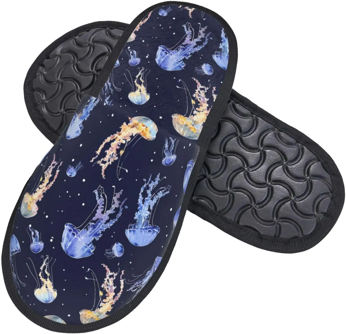 House Slippers For Women Men Fuzzy House Shoes Non-Slip Spa Slippers Winter Warm Ladies Slippers For Indoor Outdoor