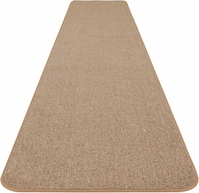 House, Home and More Skid-Resistant Carpet Runner - Pebble Beige - 10 Feet X 27 Inches