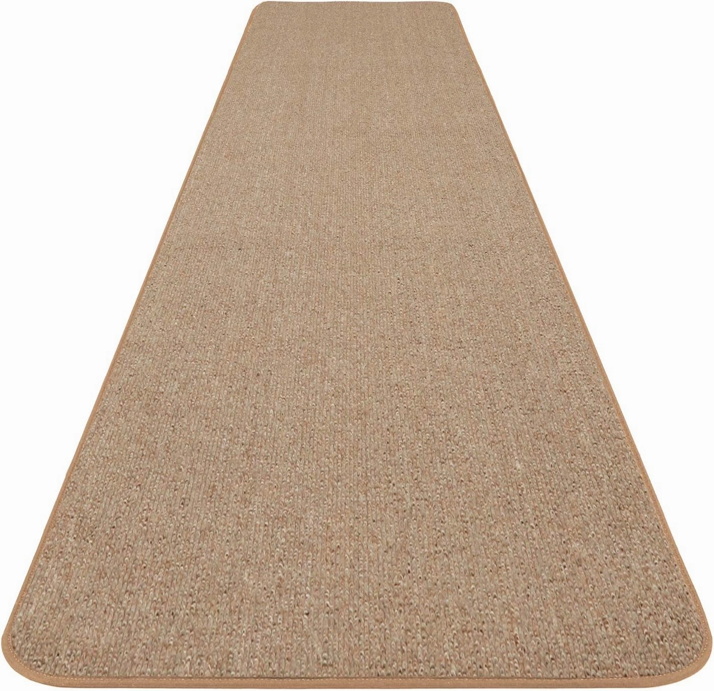 House, Home and More Skid-Resistant Carpet Runner - Pebble Beige - 10 Feet X 27 Inches
