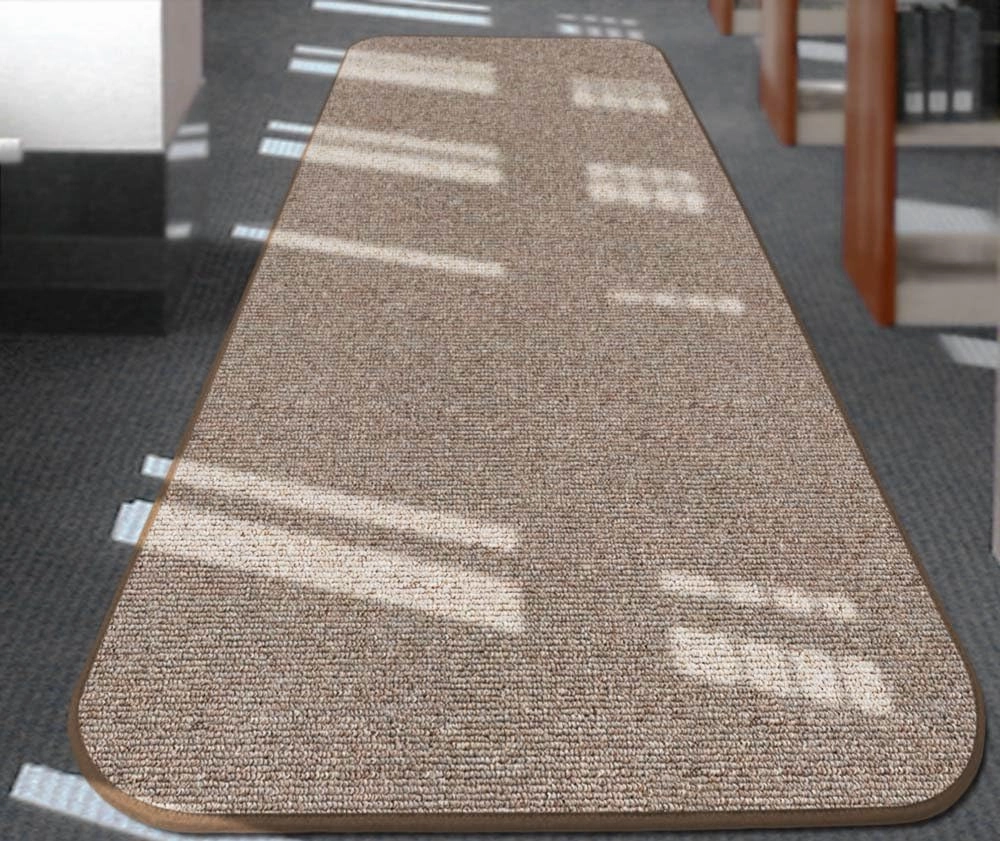 House, Home and More Skid-Resistant Carpet Runner - Pebble Beige - 10 Feet X 27 Inches