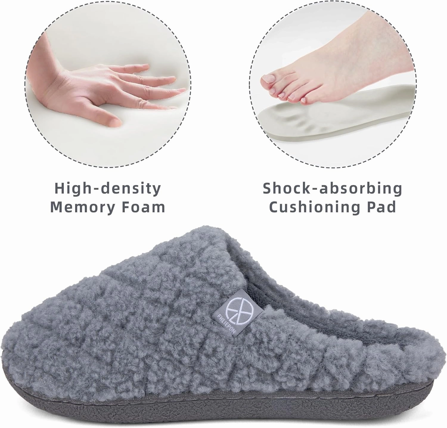 House Slippers for Women Memory Foam Slippers Cozy Lightweight House Shoes for Indoor Outdoor