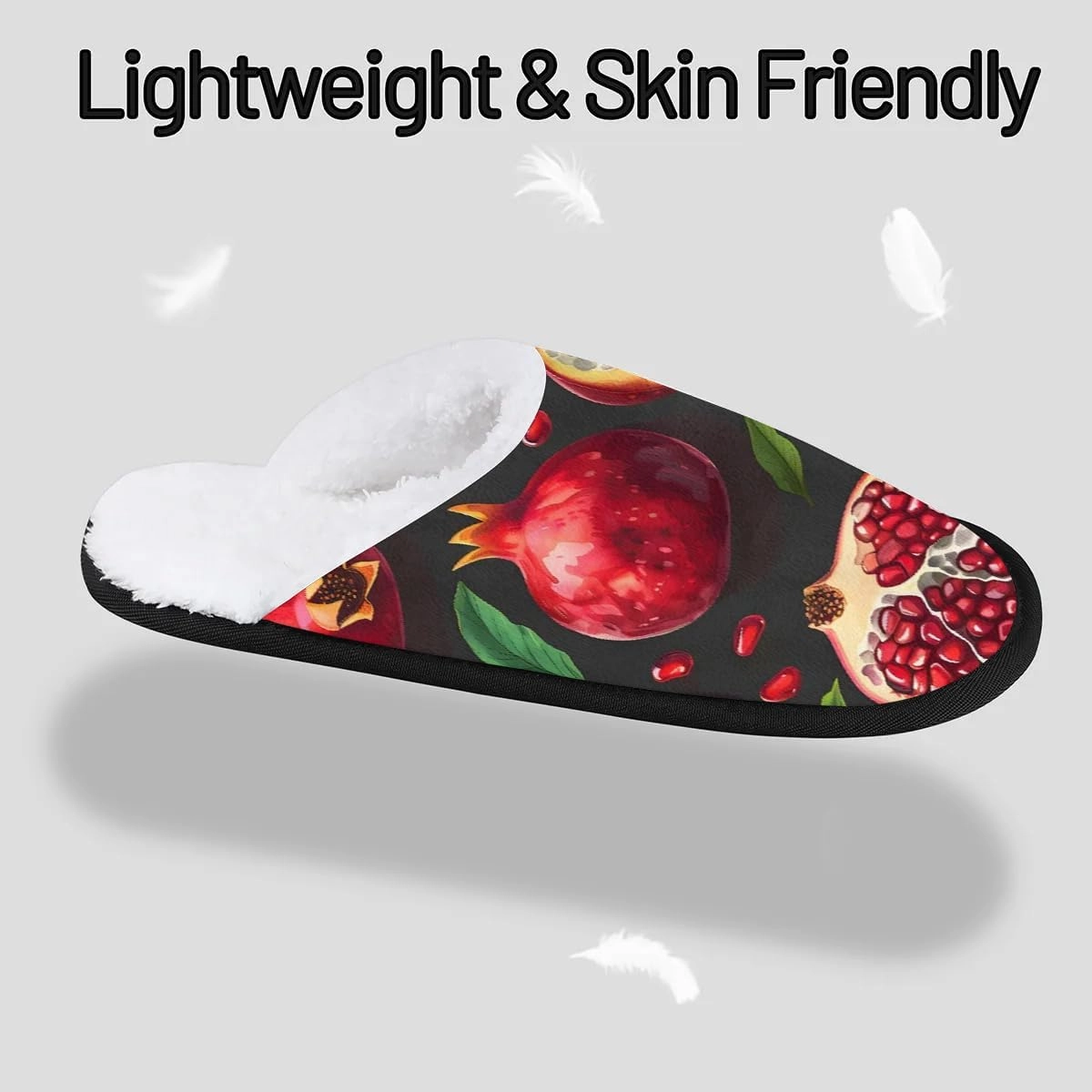 House Slippers for Women Men Cozy Slippers with Non-slip Sole Indoor House Shoes Warm Plush Slippers for Home Bedroom Travel