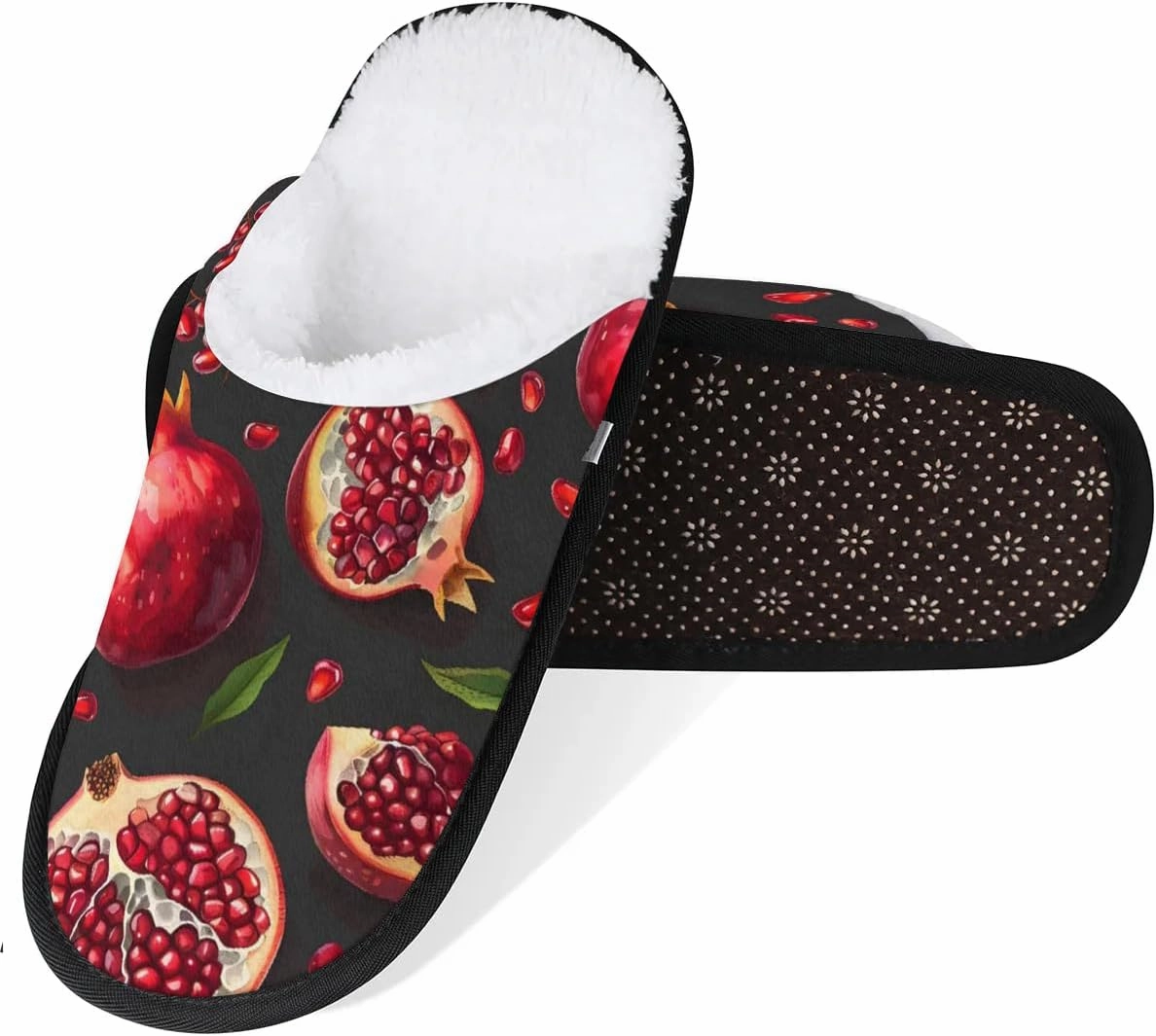 House Slippers for Women Men Cozy Slippers with Non-slip Sole Indoor House Shoes Warm Plush Slippers for Home Bedroom Travel