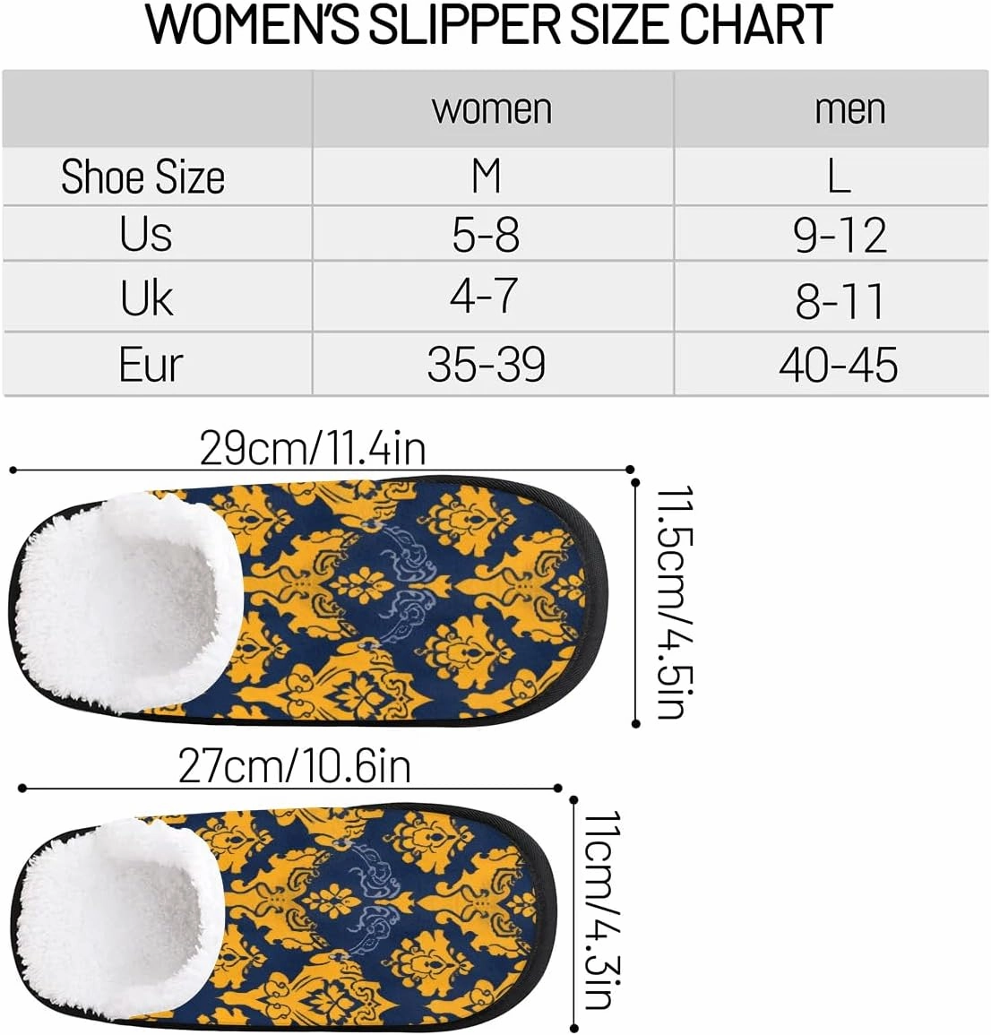House Slippers for Women Men Cozy Slippers with Non-slip Sole Indoor House Shoes Warm Plush Slippers for Home Bedroom Travel
