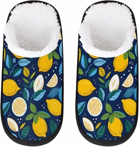 House Slippers for Women Men Cozy Slippers with Non-slip Sole Indoor House Shoes Warm Plush Slippers for Home Bedroom Travel