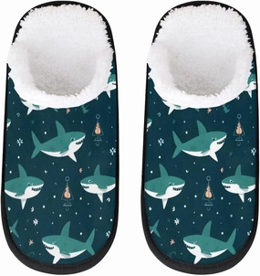 House Slippers for Women Men Cozy Slippers with Non-slip Sole Indoor House Shoes Warm Plush Slippers for Home Bedroom Travel