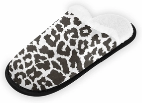 House Slippers for Women Non Slip Travel Slippers Soft Plush Home Shoes for Bedroom Hotel Spa