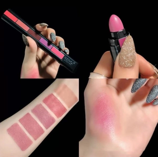 Huda 5 - 1 Beauty Holiday savings In Easy to install Lipstick Shades