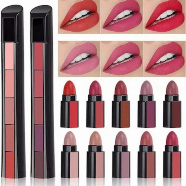 Huda 5 - 1 Beauty Holiday savings In Easy to install Lipstick Shades