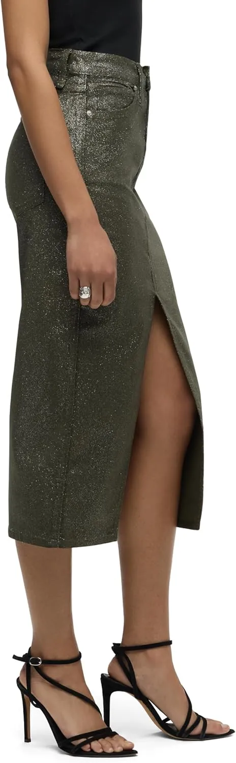 HUDSON Women's Reconstructed Skirt