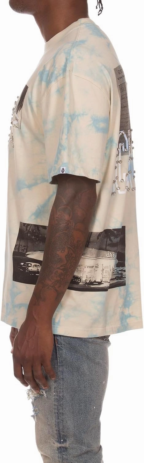 Icecream Billionaire Boys Club Clothing Men T-Shirt Dine and Dash SS Knit Oversized FIT