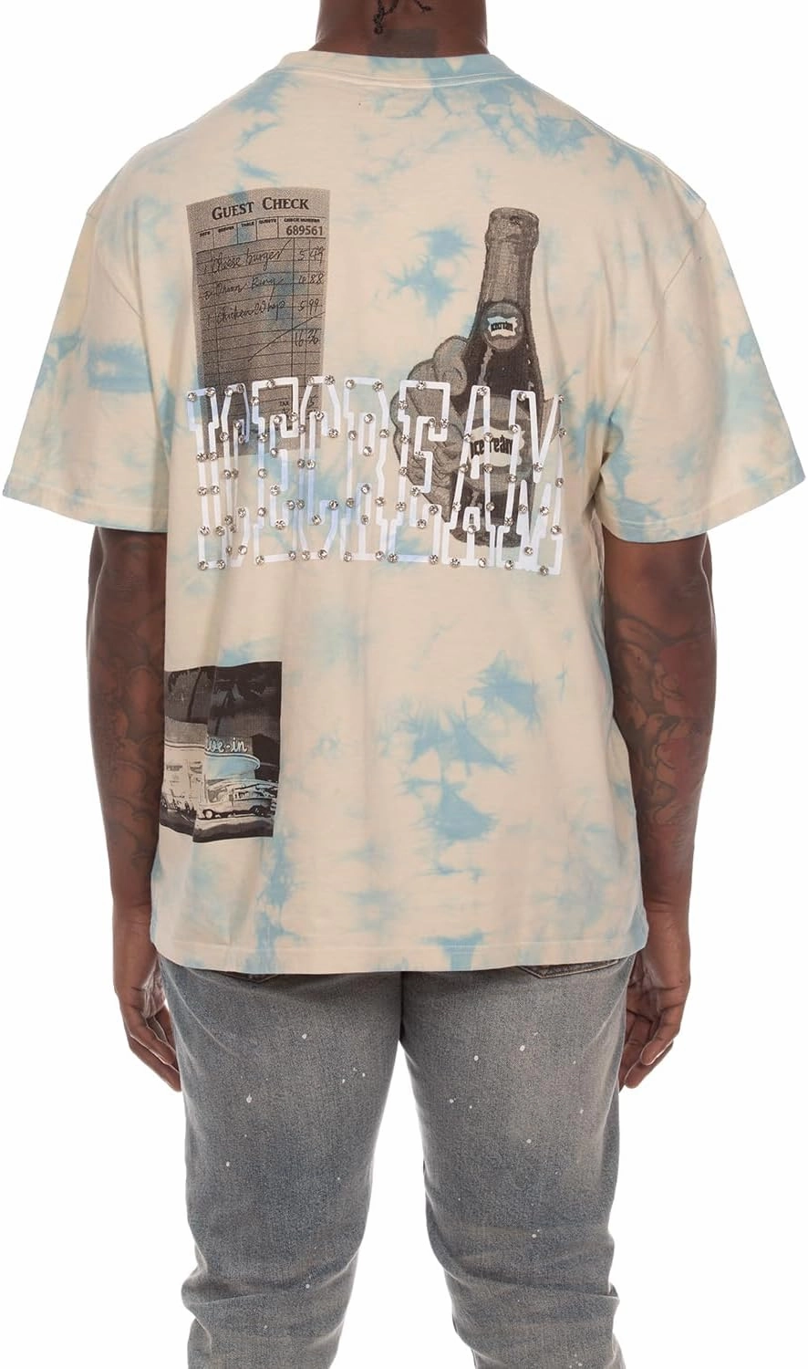 Icecream Billionaire Boys Club Clothing Men T-Shirt Dine and Dash SS Knit Oversized FIT