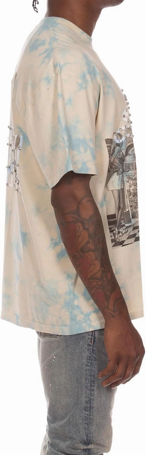 Icecream Billionaire Boys Club Clothing Men T-Shirt Dine and Dash SS Knit Oversized FIT