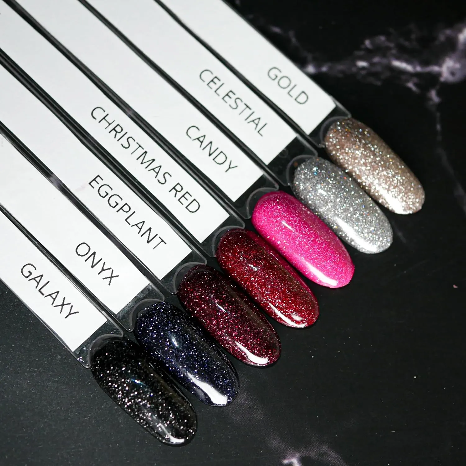IN.HYPE Rubber Base Gel - Light-Reflective/Flash Shimmer. Soak off. UV/LED Curable (Starburst Pink)