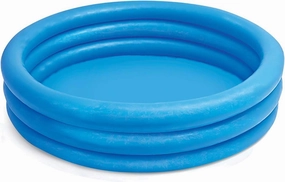 Intex FBA_58446EP Crystal Blue Kids Outdoor Inflatable 66" x 15"Swimming Pool, Beige, 8"