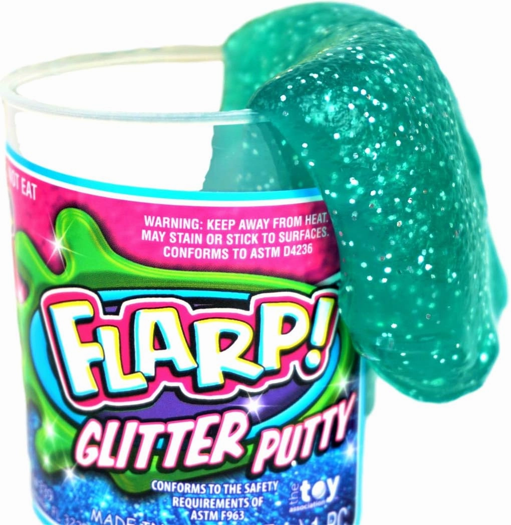 JA-RU Flarp Noise Putty 3 Set Tray Variety Pack (1 Pack) Glow in The Dark Putty, Glitter Putty & Original Noise Putty Slime, All Scented. Fidget Toy Stress Toy Party Favor Toys for Kids. 338-1p