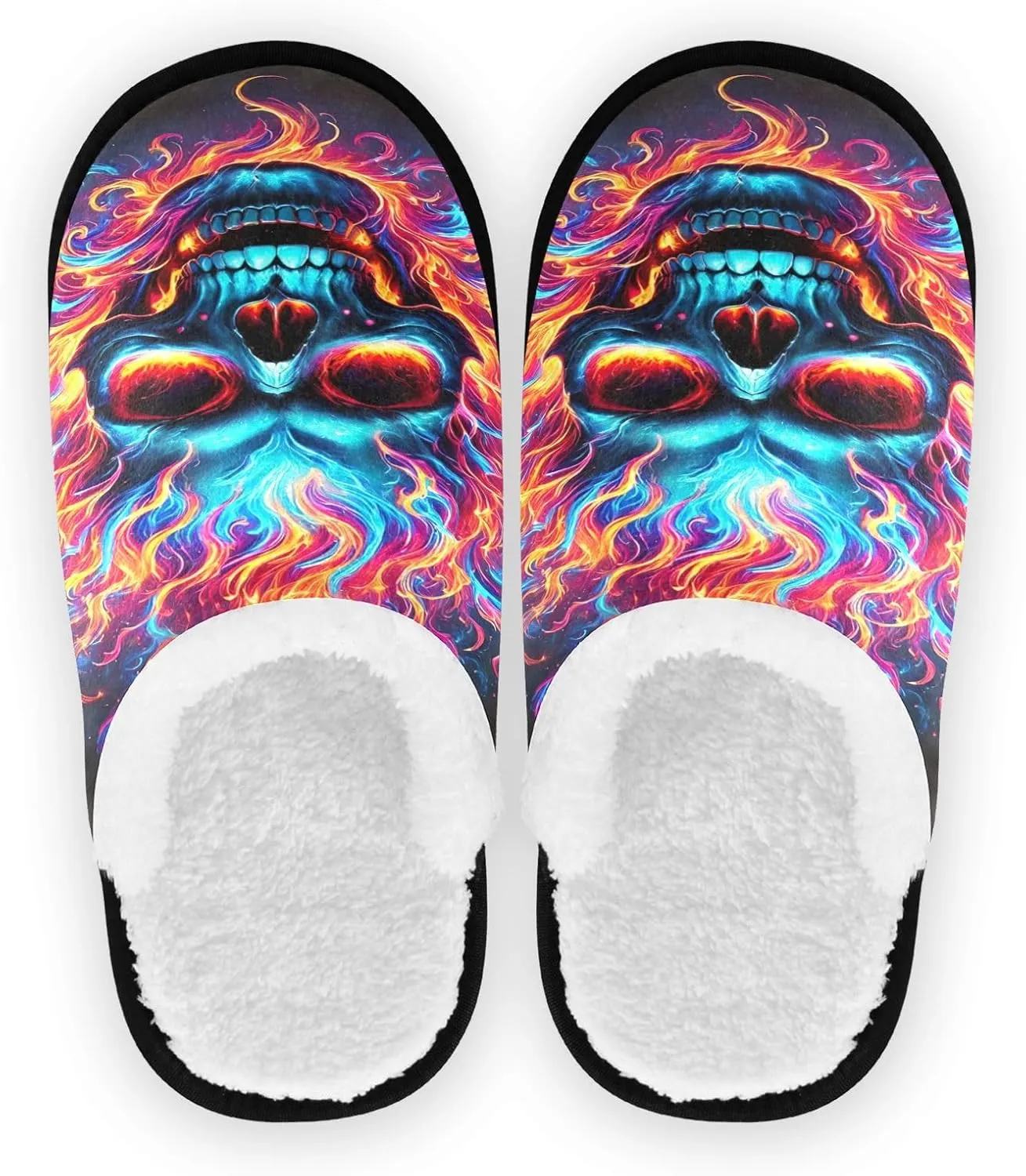 Joisal Tie Dye Dragonflies Portable Women’s Slippers, Womens House Shoes, Travel Slippers for Airplane 35-45