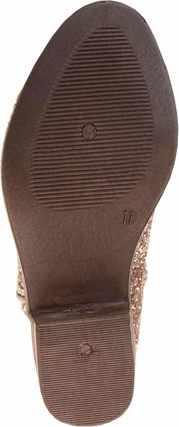 Josmo Glitter Girls Cowgirl Boots Mid Calf Boots Girl Cowboy Boots Size Little Kids/Big Kids