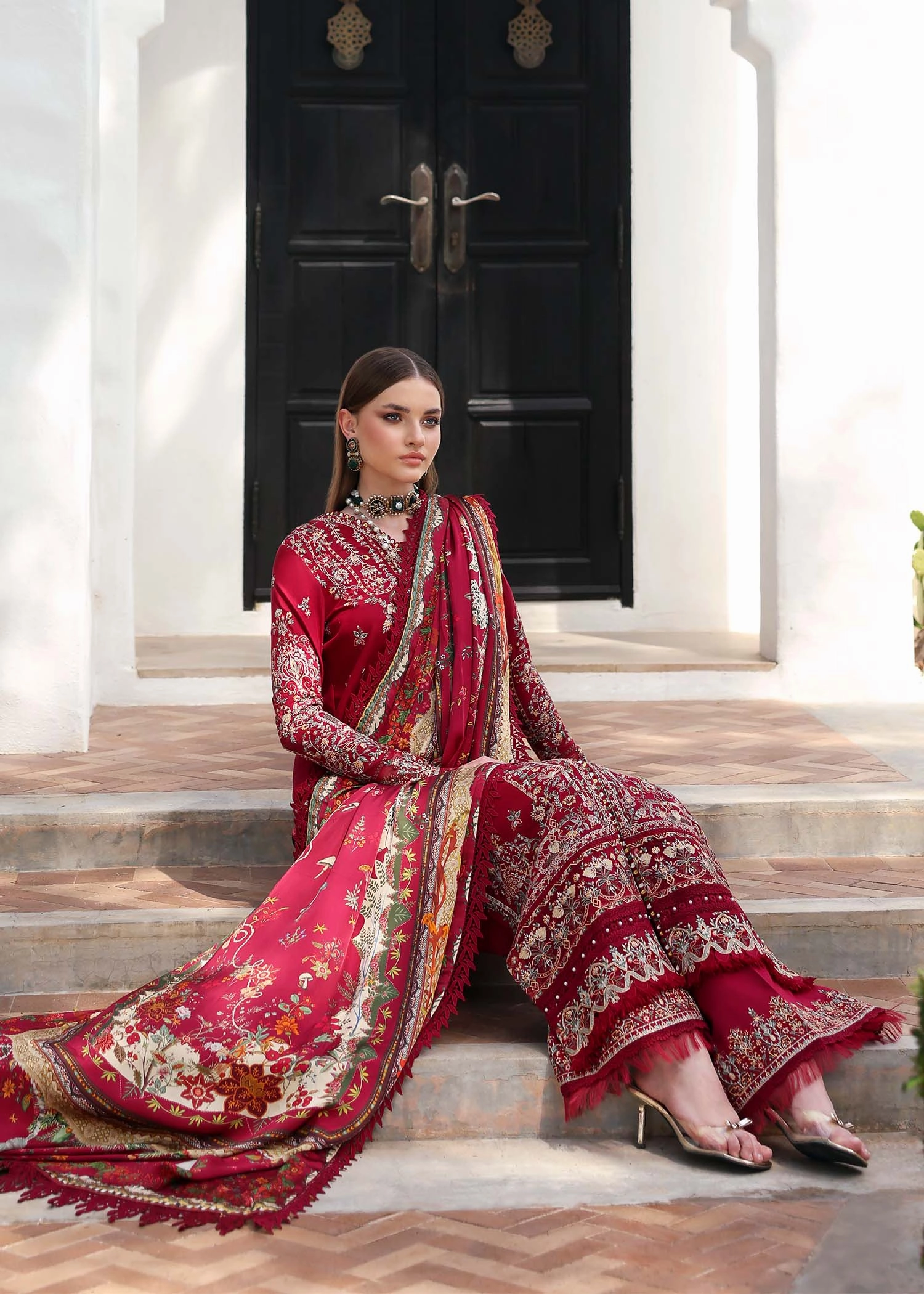 Kanwal Malik Elysia Luxury Lawn – Marina
