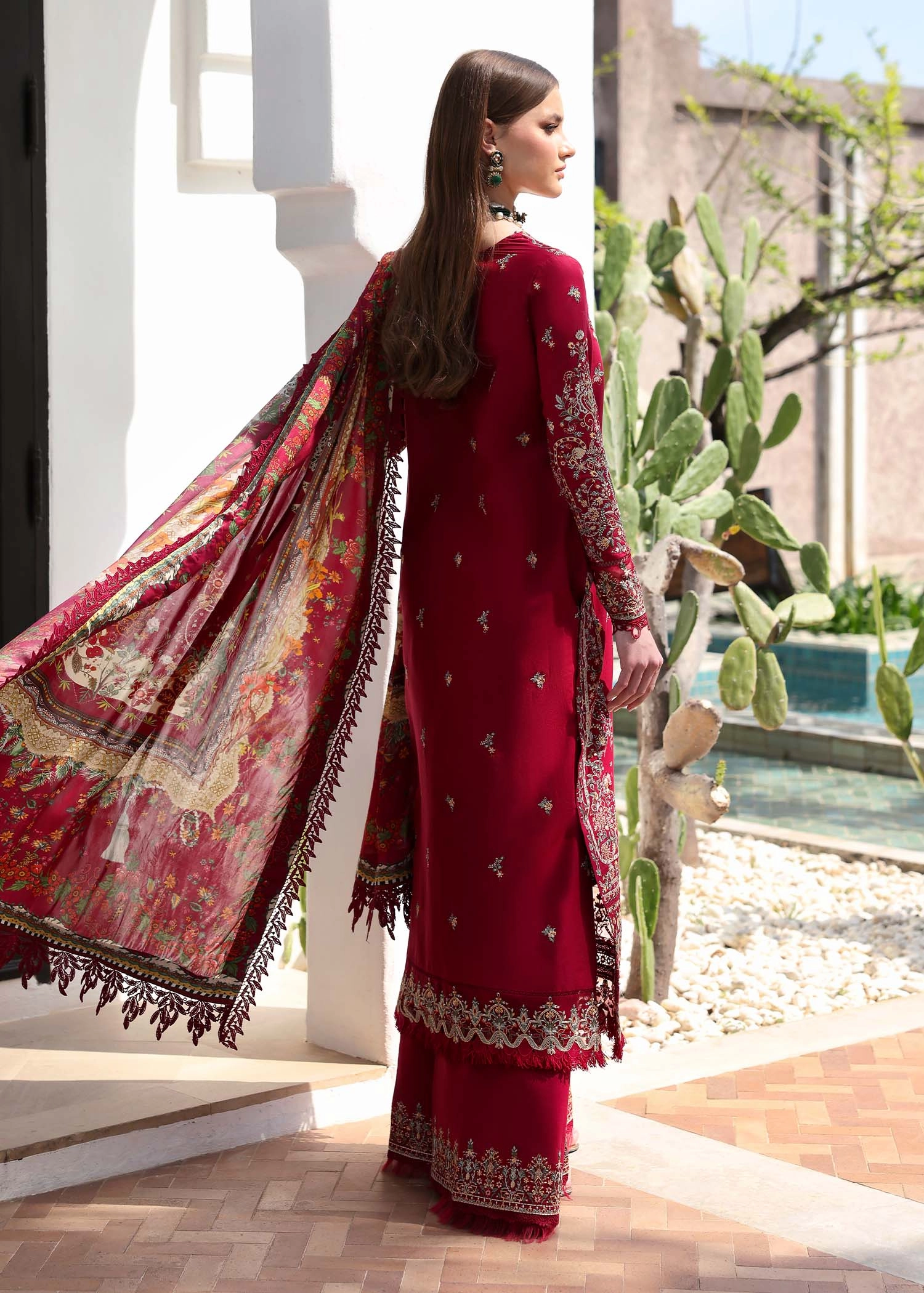 Kanwal Malik Elysia Luxury Lawn – Marina