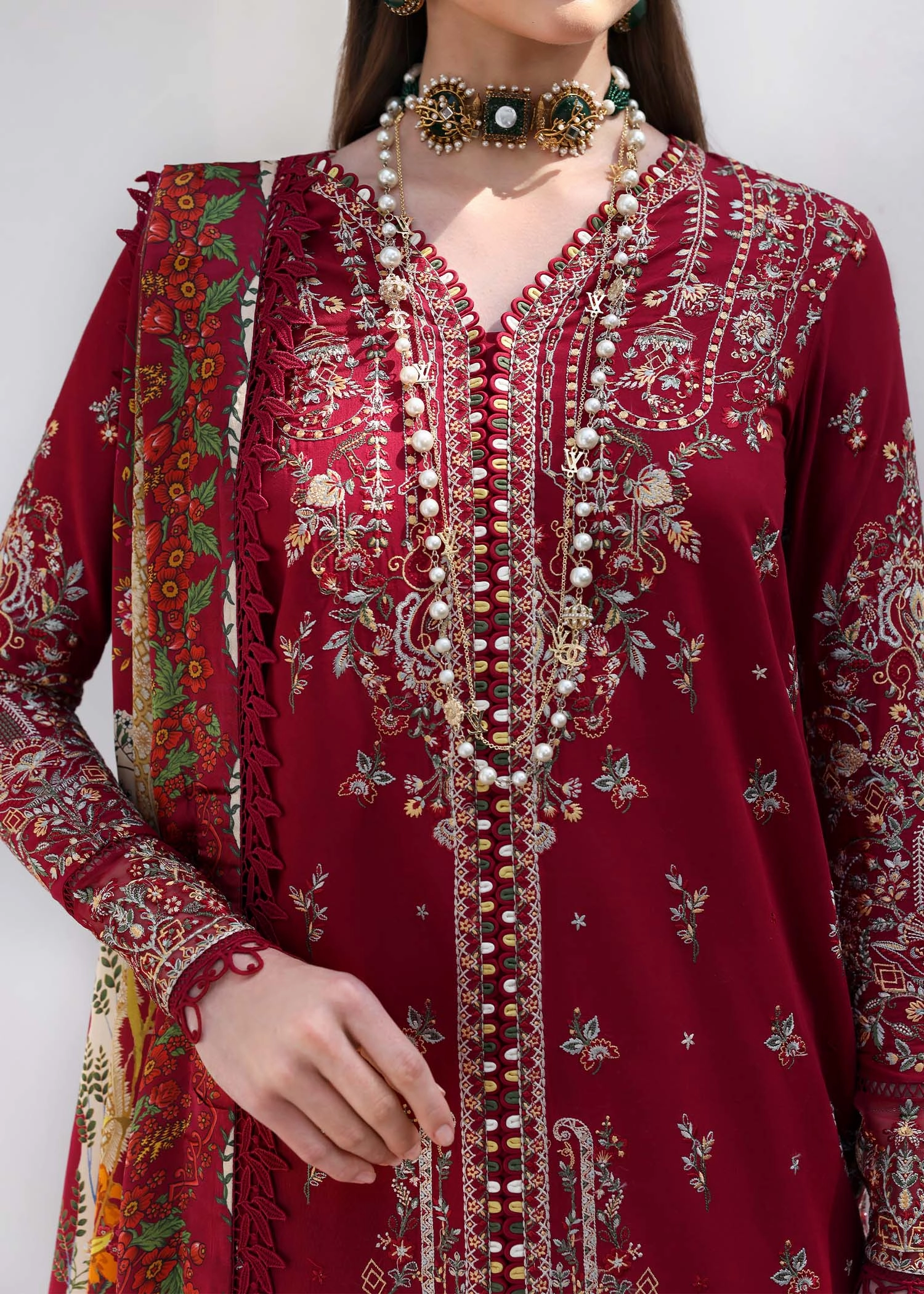 Kanwal Malik Elysia Luxury Lawn – Marina