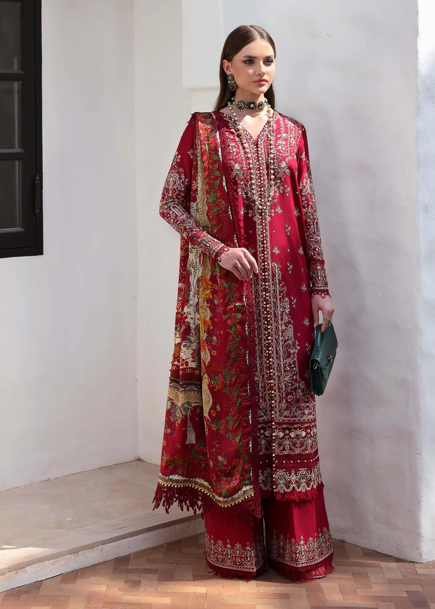 Kanwal Malik Elysia Luxury Lawn – Marina