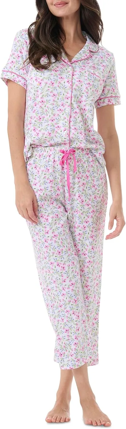 Karen Neuburger Women's 2pc Capri Gf Pj Set