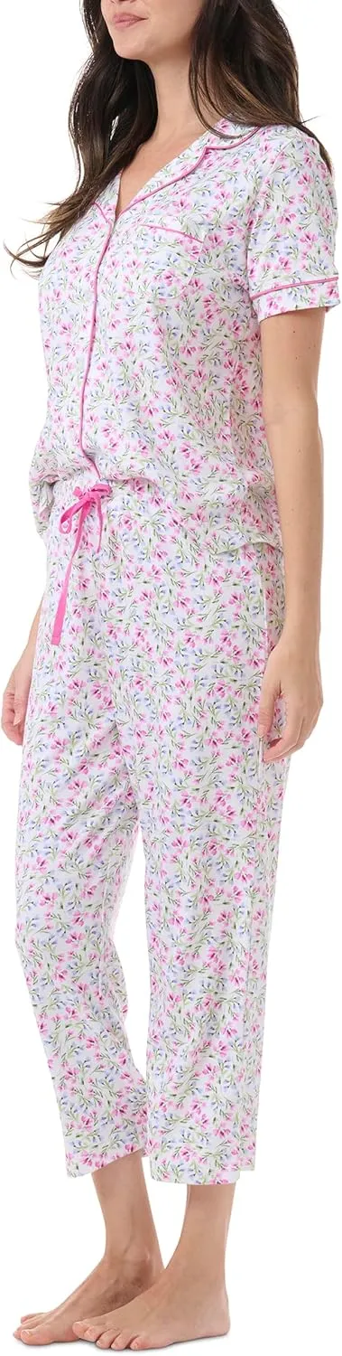 Karen Neuburger Women's 2pc Capri Gf Pj Set