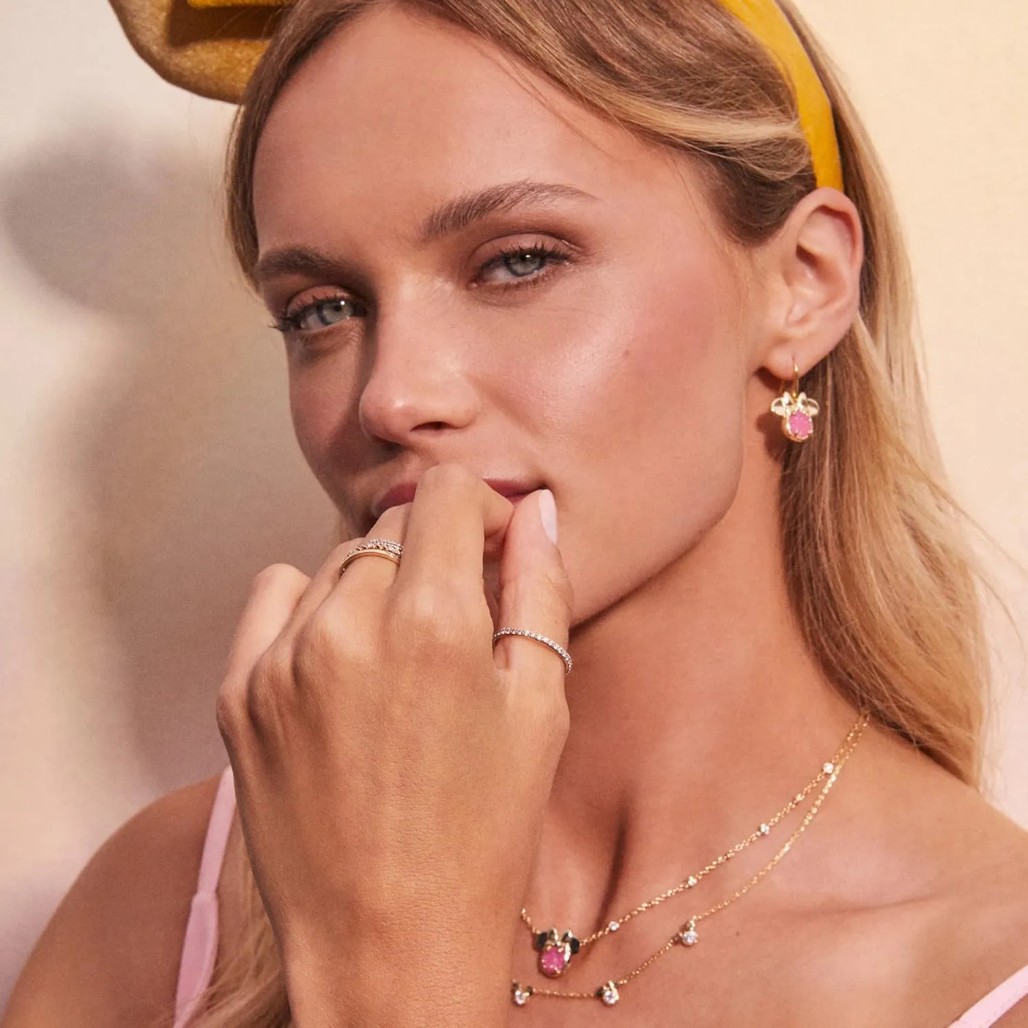Kendra Scott x Disney Minnie Mouse Drop Earrings, Fashion Jewelry for Women